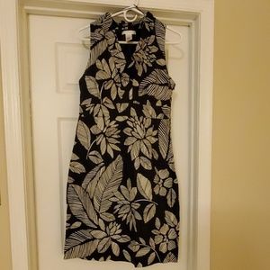 Sleeveless Floral Dress